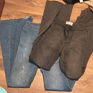 Free People just float on flare jeans bundle 25